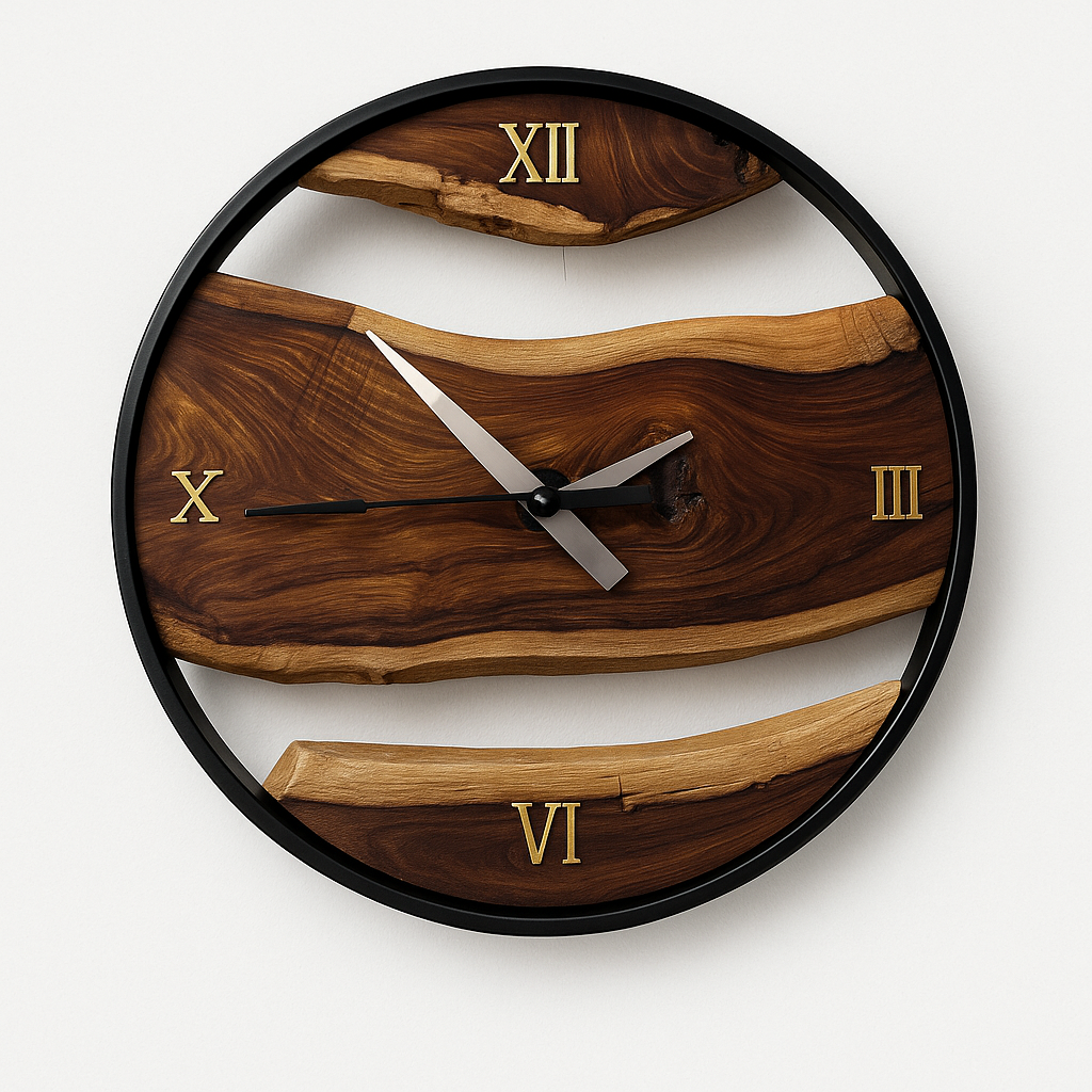 Wall Clock - Live Edge