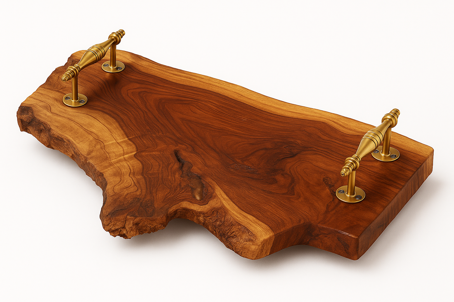 Live Edge Wooden Serving Tray